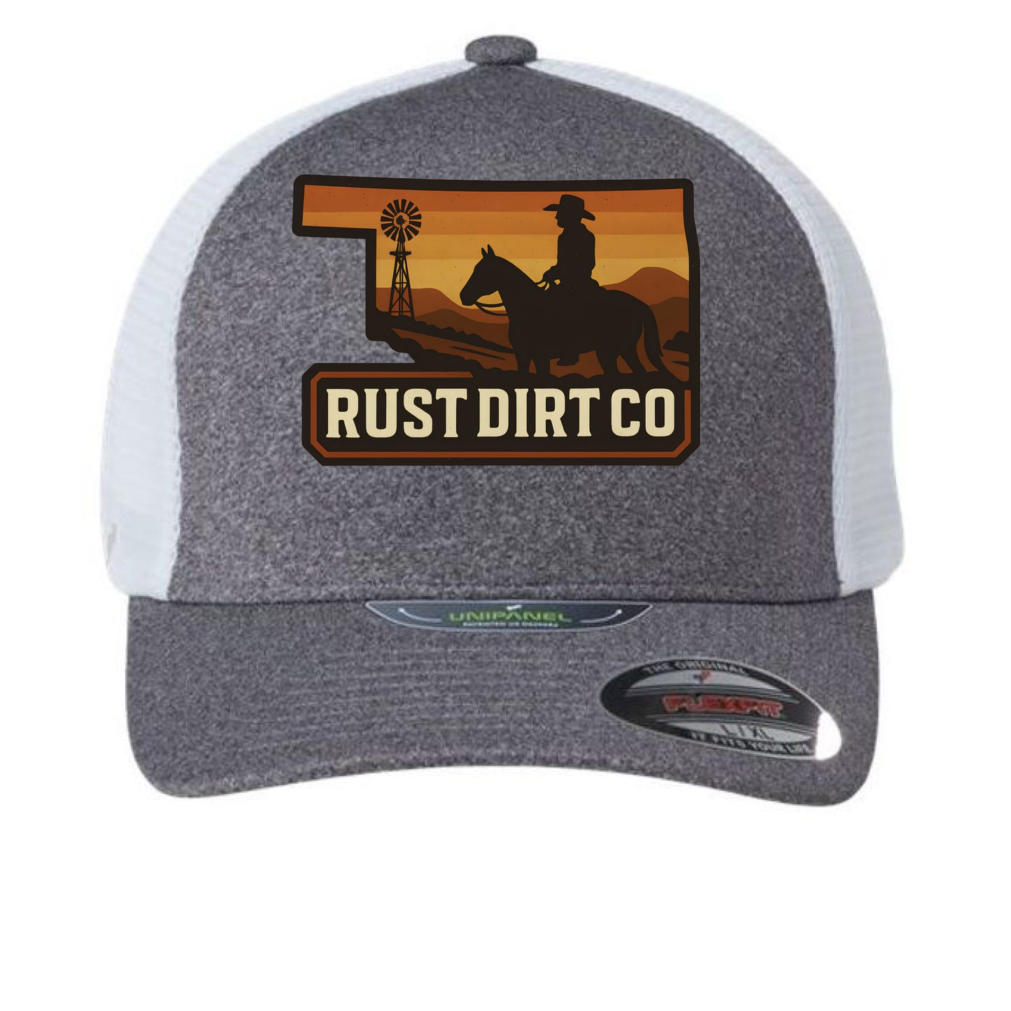 Melange Heather/ White - FRONT