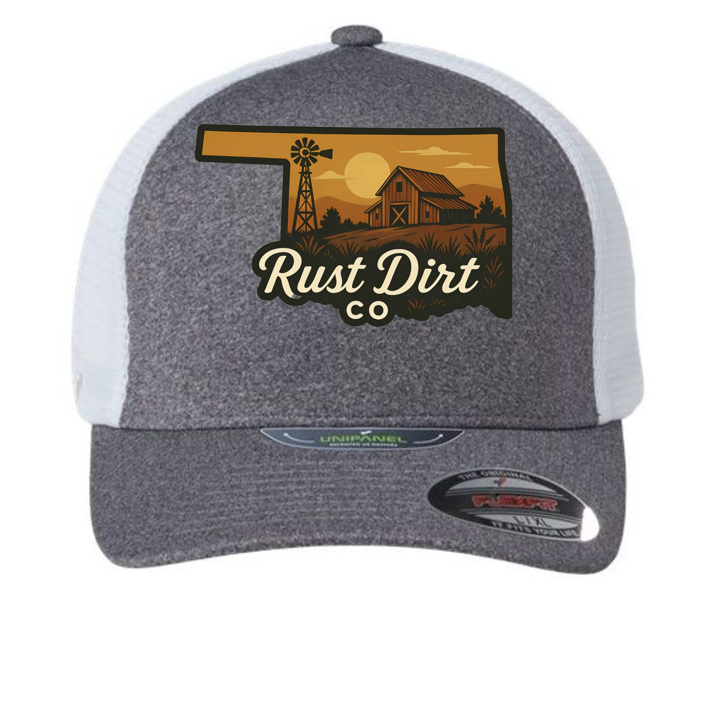 Melange Heather/ White - FRONT