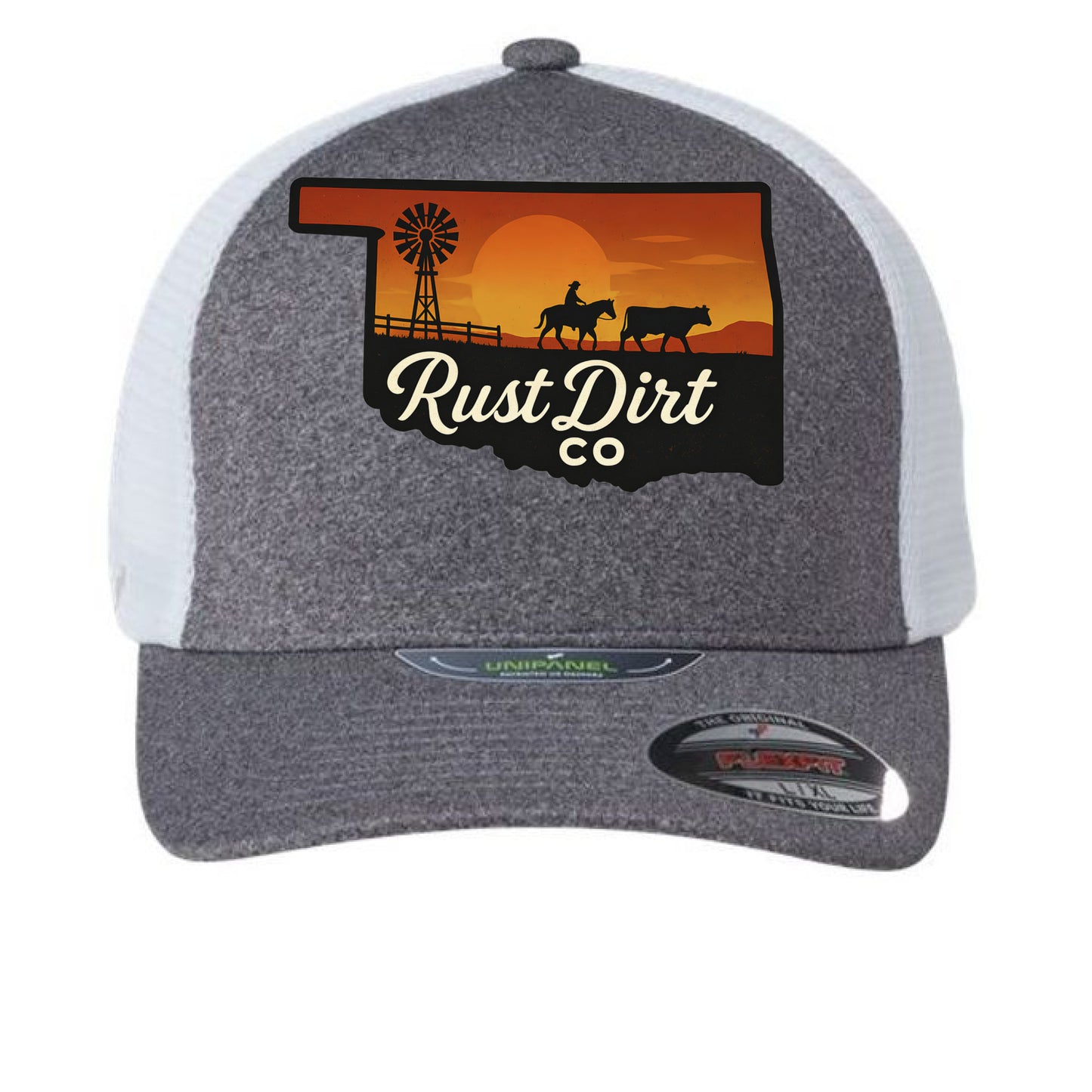 Melange Heather/ White - FRONT