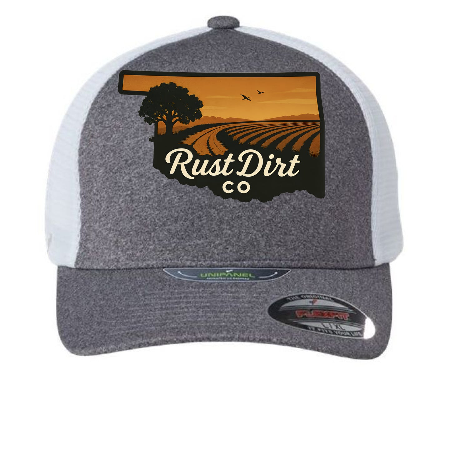 Melange Heather/ White - FRONT